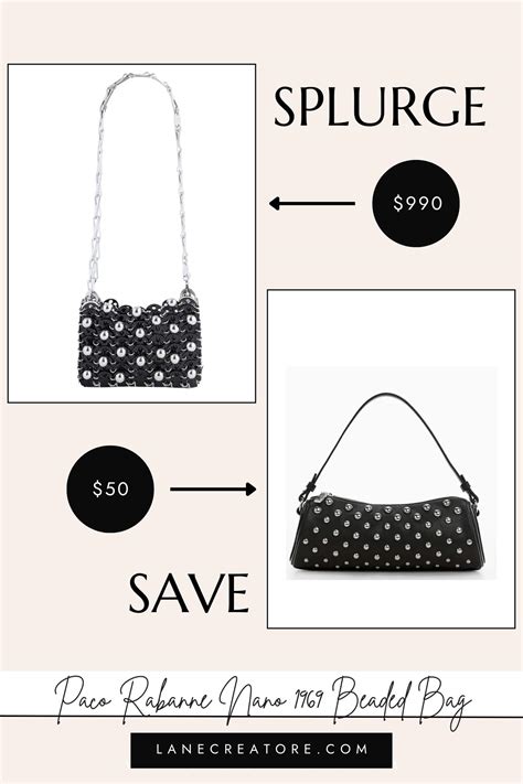 rabanne bag dupe|Affordable, Designer.